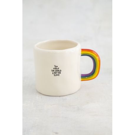 Rainbow Mug You Make World Better