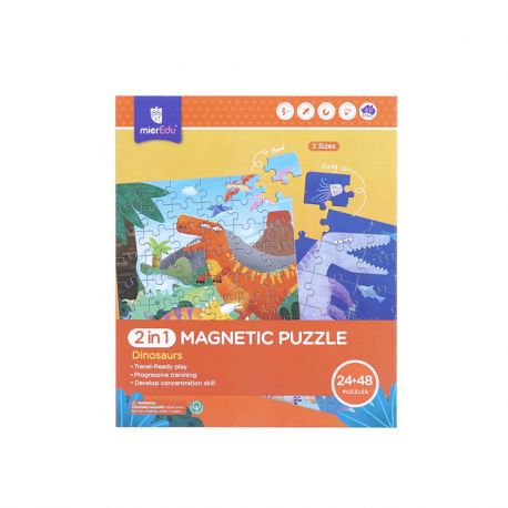 2 IN 1 MAGNETIC PUZZLE DINO
